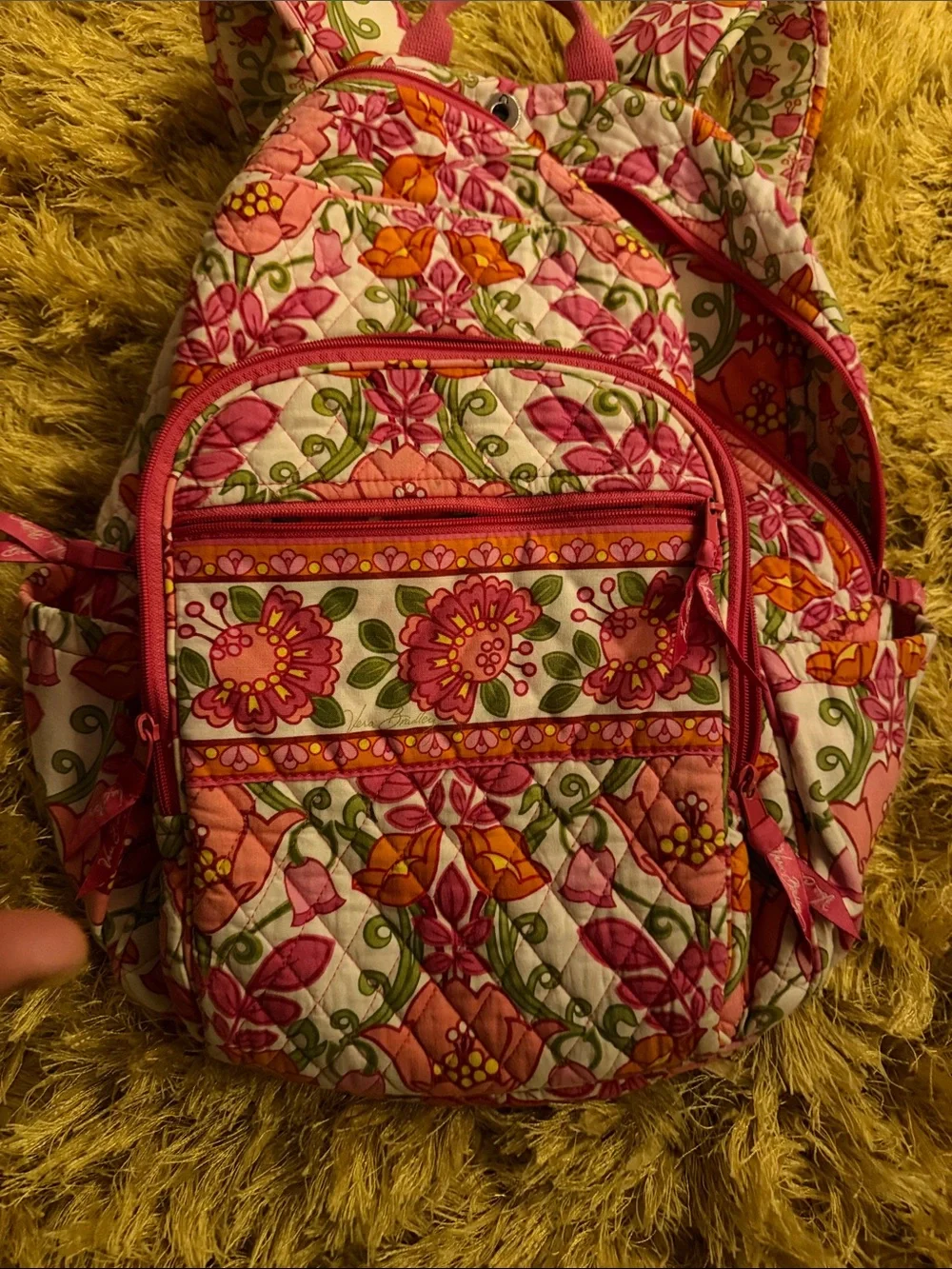 Vera Bradley Campus Backpack in the retired Lilli Bell pattern